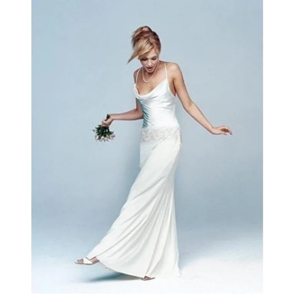 Nicole Miller Yoke mermaid bridal gown